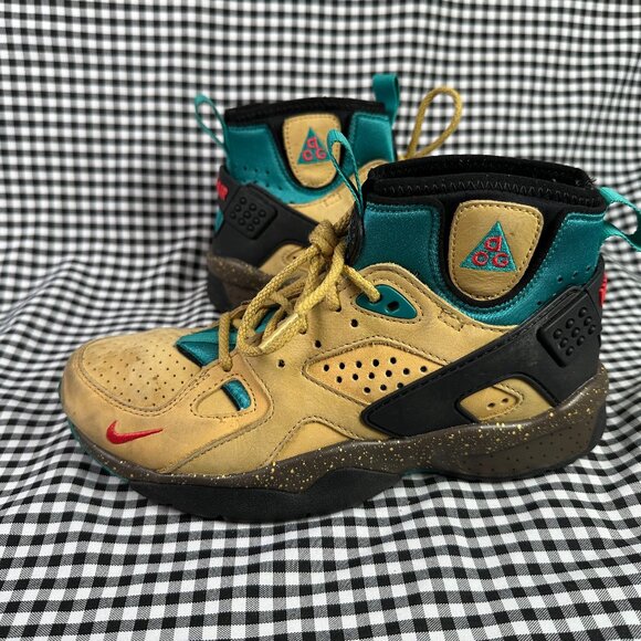 Nike ACG Air Mowabb Twine Tan Green Gorpcore Sneaker Boot Men's 5.5 / Wmn 7 - Picture 1 of 6